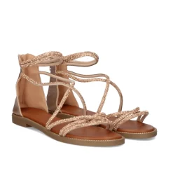 Sandálias Planas P3374-317 Ouro Rosa