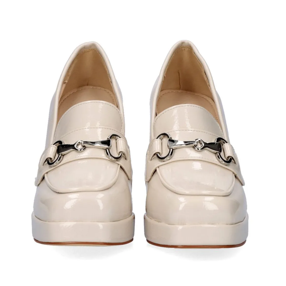 Sapato De Salto Alto Estilo Mocassim W2083-R3136 Cor Ice