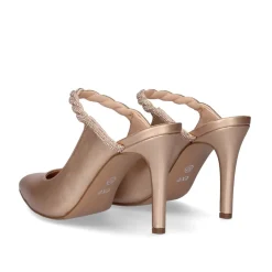 Sapato De Salto Alto Garda-946 Champanhe