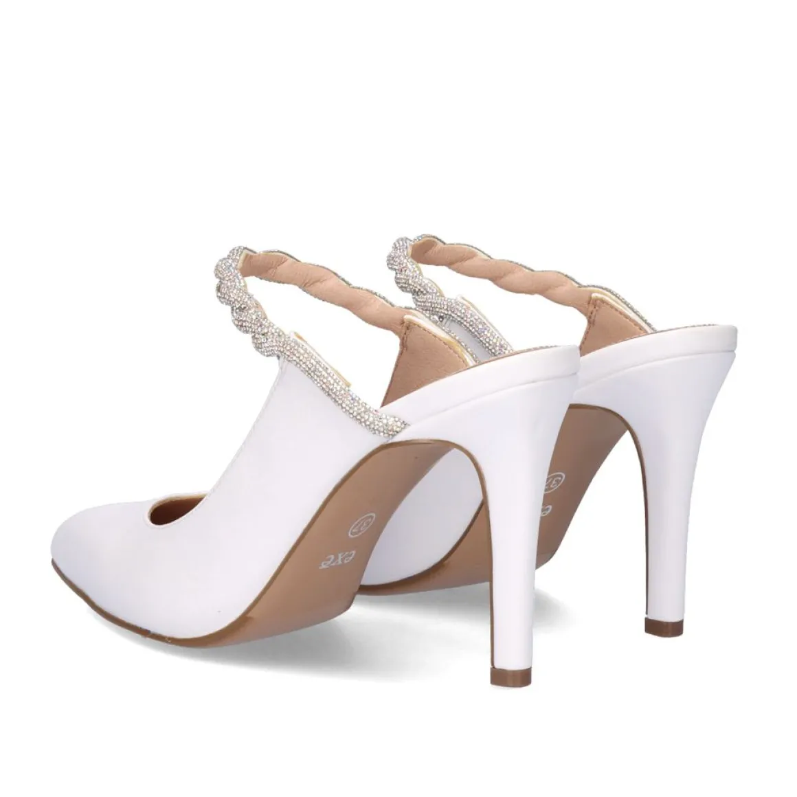 Sapato De Salto Alto Garda-946 White