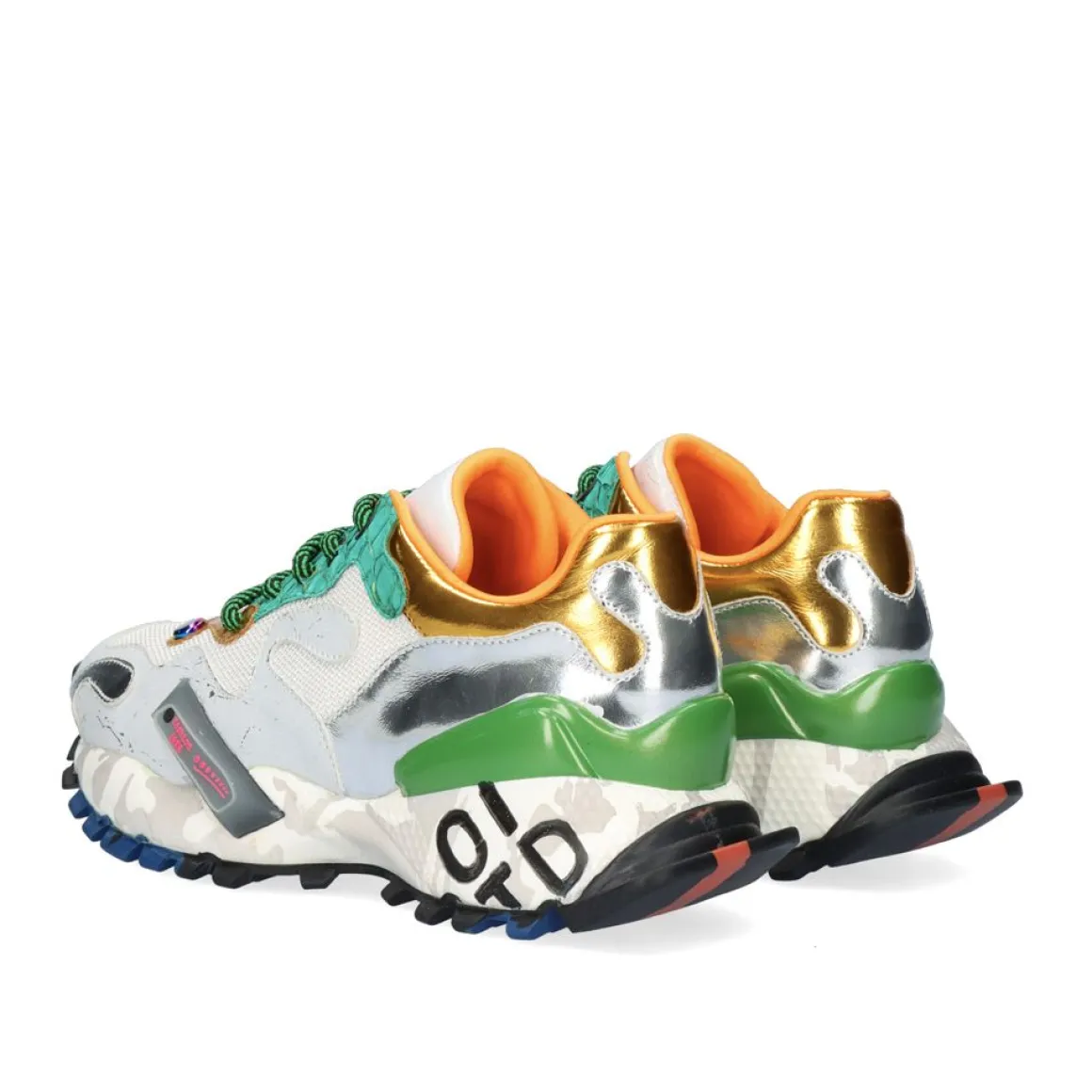 Sneaker Exe 134-6 Ouro Cinza