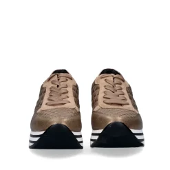 Sneaker Plataforma Ex42 Em Camel