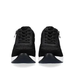 Sneaker Plataforma Ex34 Em Preto