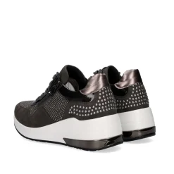 Sneaker Plataforma Ex34 Em Cinza