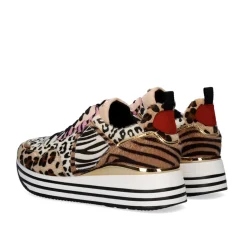 Sneaker Plataforma Rg2210 Leopard