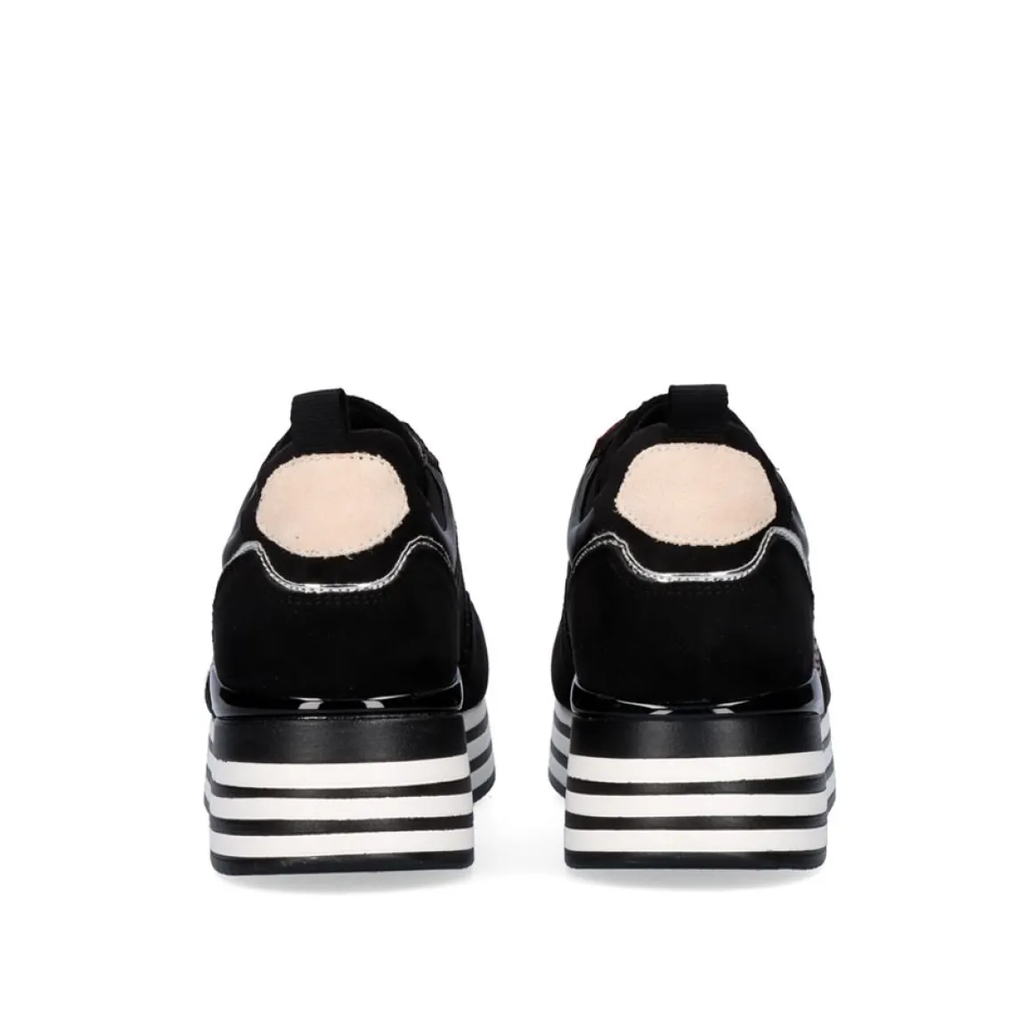 Sneaker Plataforma Rg2210 Preto-Vermelho