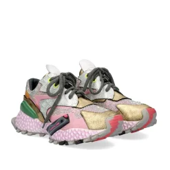 Sneakers 929-1 Couro Rosa