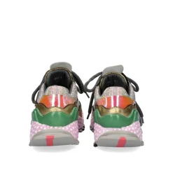 Sneakers 929-1 Couro Rosa