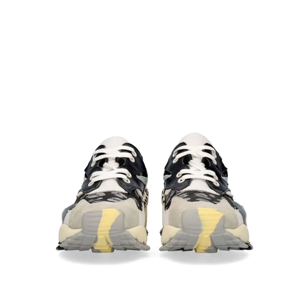 Tenis 0129-16 Leather Cinza