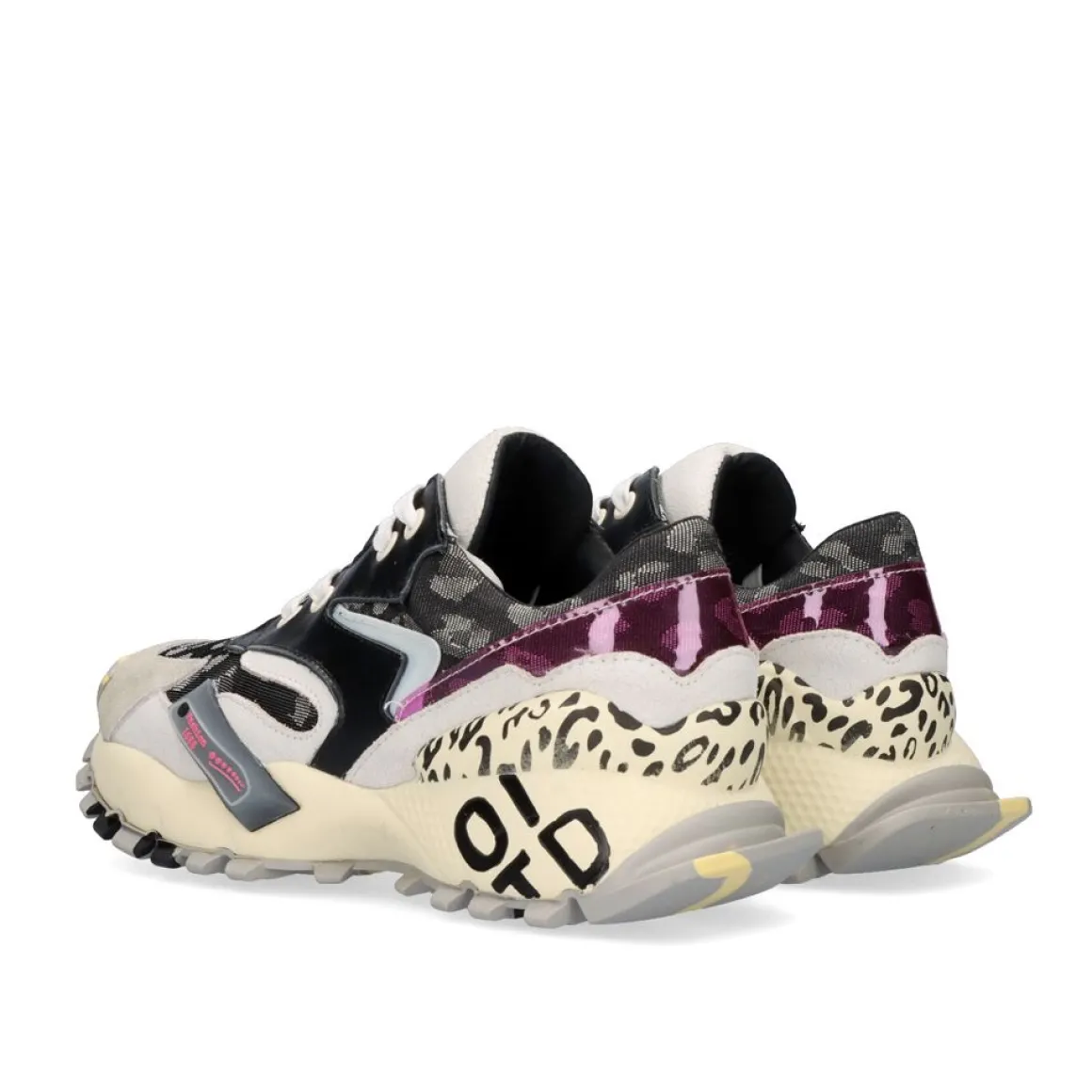 Tenis 0129-16 Leather Cinza