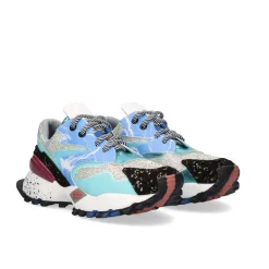 Tenis Exe 134-8 Couro Azul