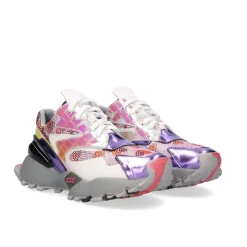 Tenis Exe 134-8 Couro Roxo