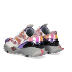 Tenis Exe 134-8 Couro Roxo