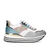 Tenis Glitter Plataforma 74-31Ex20 Multicolorido