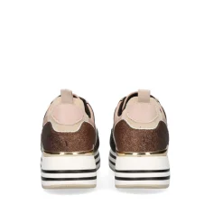 Tenis Glitter Plataforma 74-232Ex03 Glitter Dourado