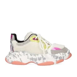 Tenis Plataforma 2112-8 Branco-Cinza