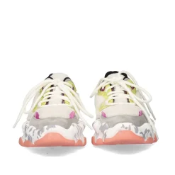 Tenis Plataforma 2112-8 Branco-Cinza