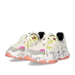 Tenis Plataforma 2112-8 Branco-Cinza