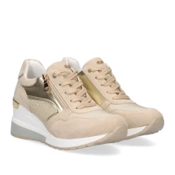 Tenis Plataforma Bege 34-31Ex18