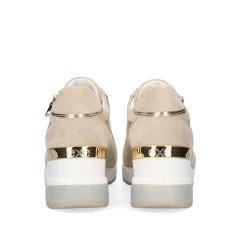 Tenis Plataforma Bege 34-31Ex18