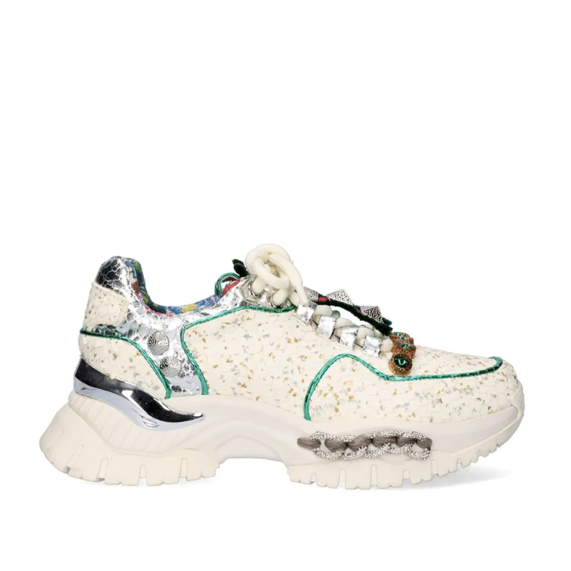 Tenis Plataforma C168-2 Offwhite
