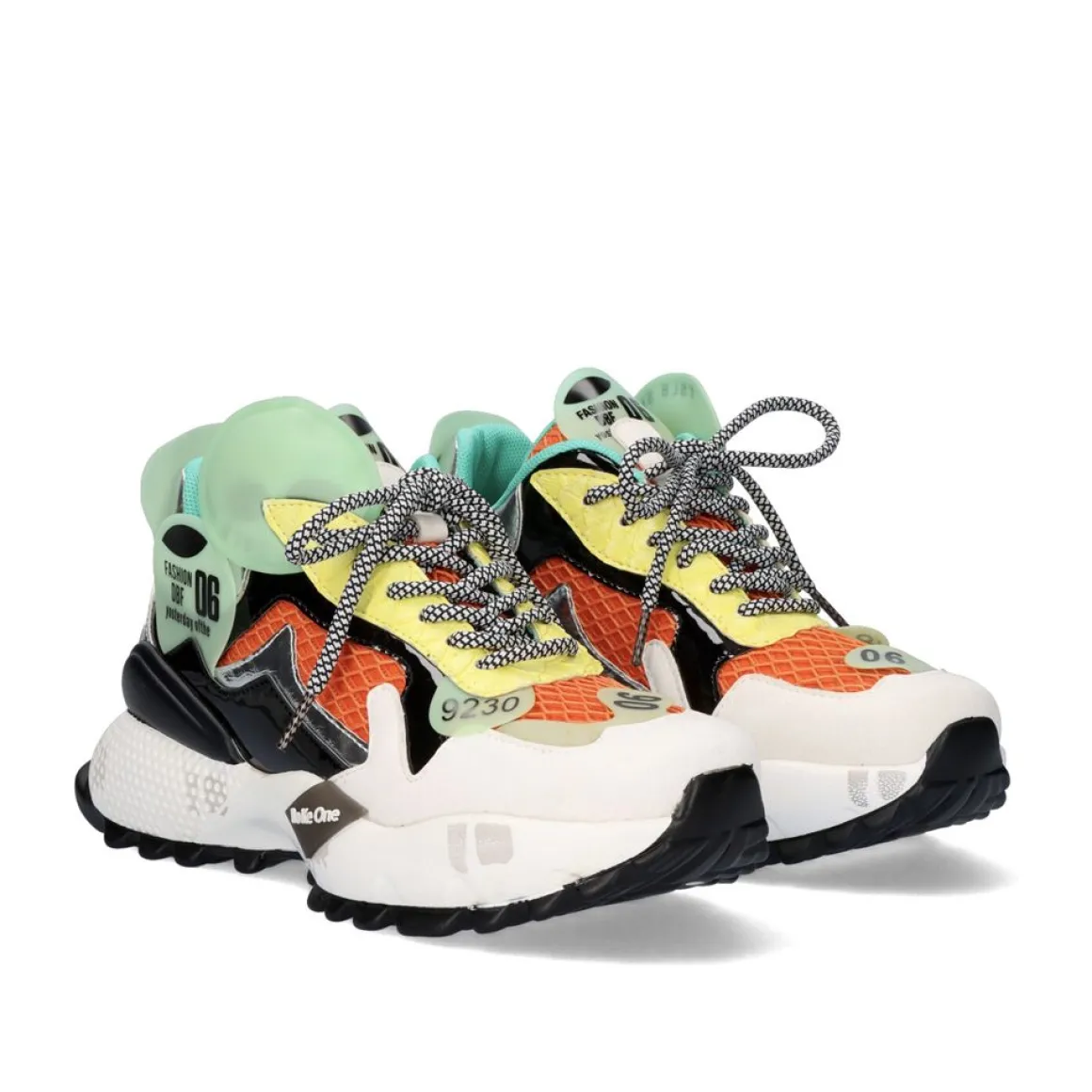 Tenis Plataforma D190608-13 Laranja