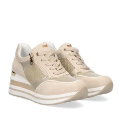 Tenis Plataforma 392-31Ex40 Bege