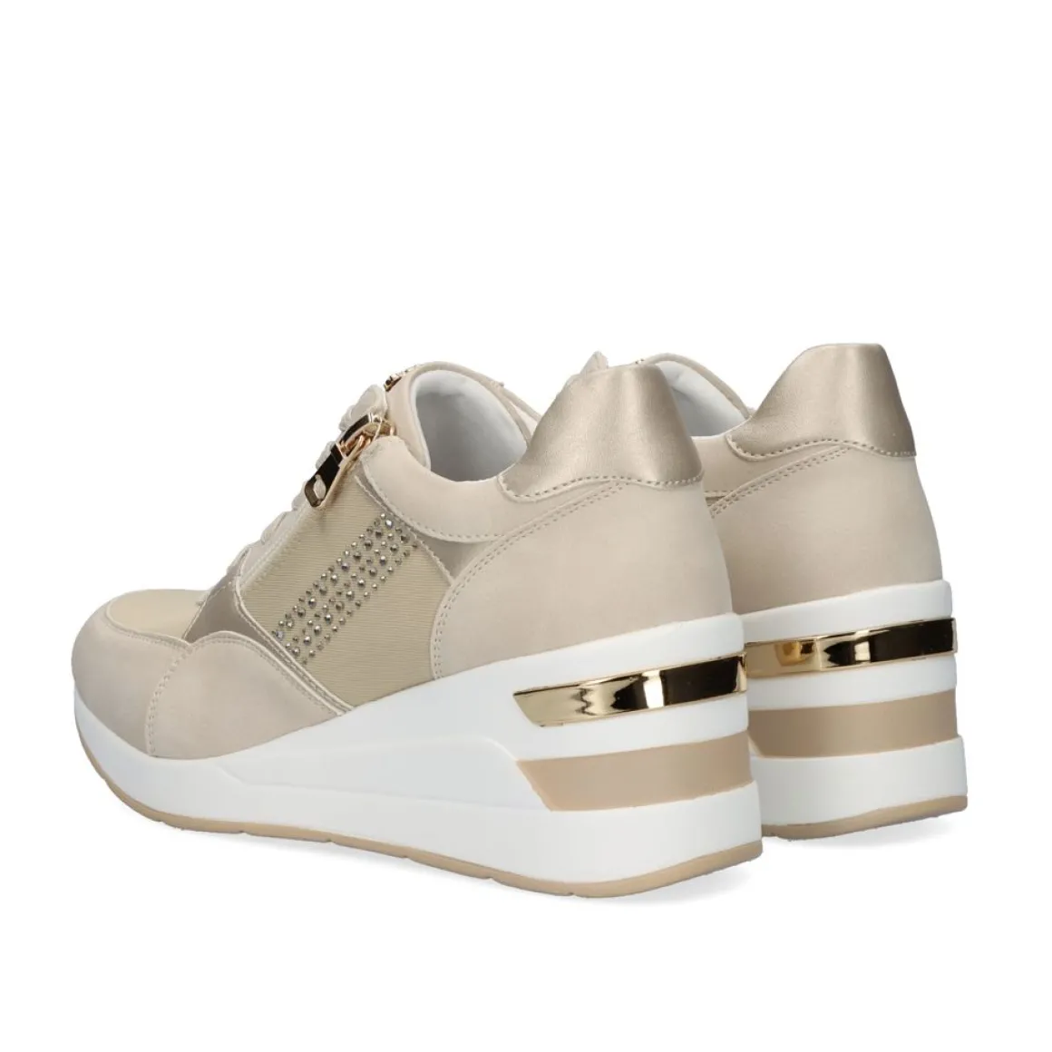 Tenis Plataforma 330-31Ex61 Bege