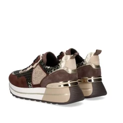 Tenis Plataforma 383-232Ex05 Castanho