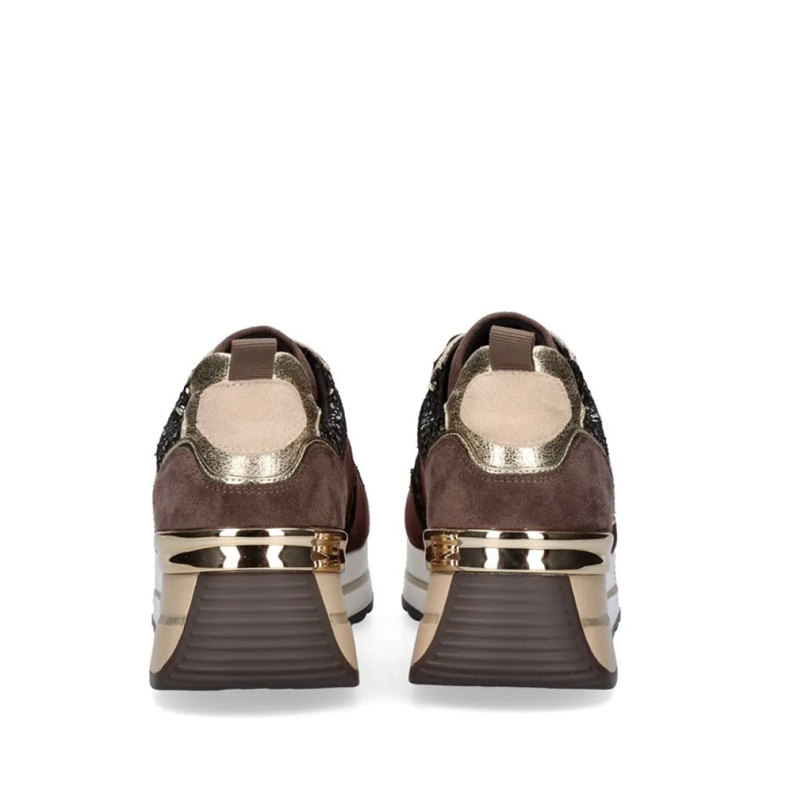 Tenis Plataforma 383-232Ex05 Castanho