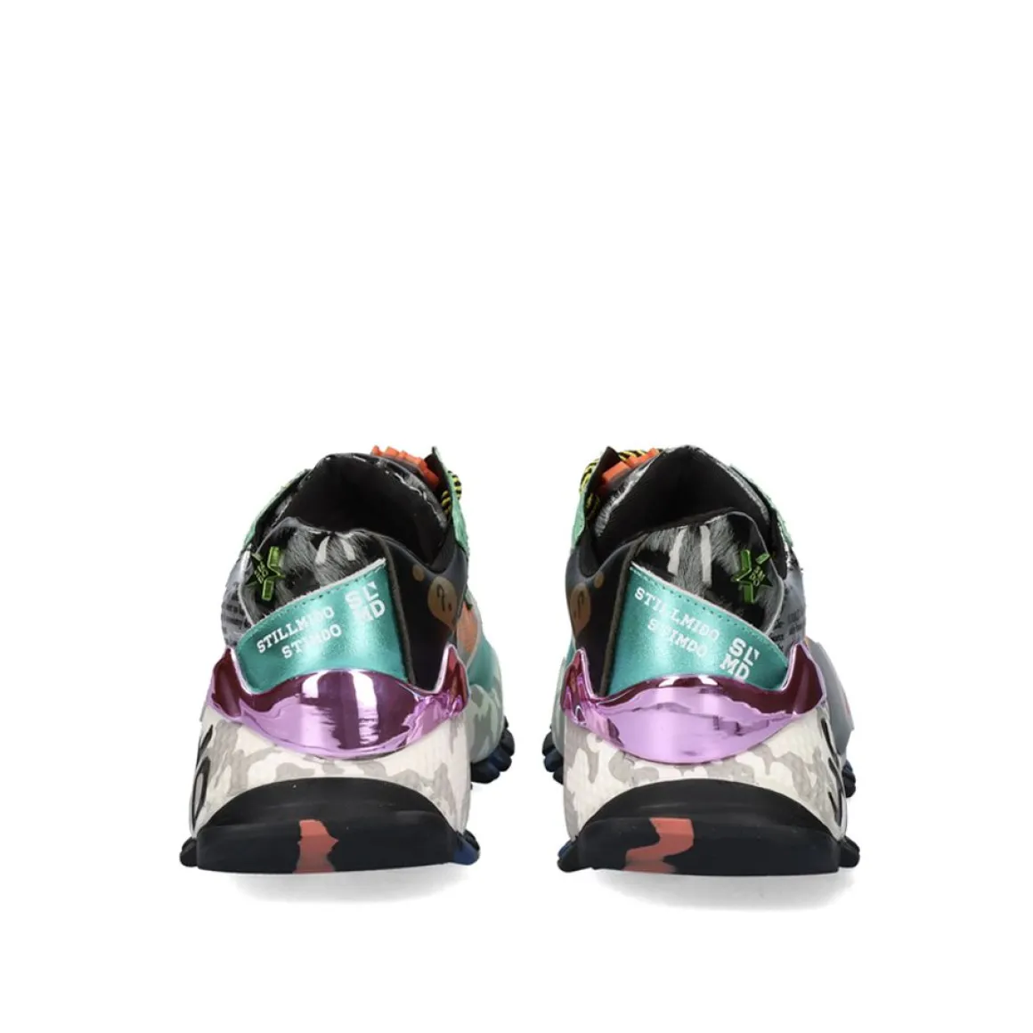 Tenis Plataforma K134 Verde