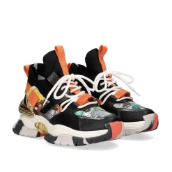 Tenis Plataforma T33-5 Laranja